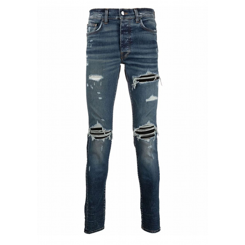 Amir i brand 21fw amiry MX2 split leather dark blue worn hole washed stretch jeans men's summer
Amir i brand 21fw amiry MX2 split leather dark blue worn hole washed stretch jeans men's summer
