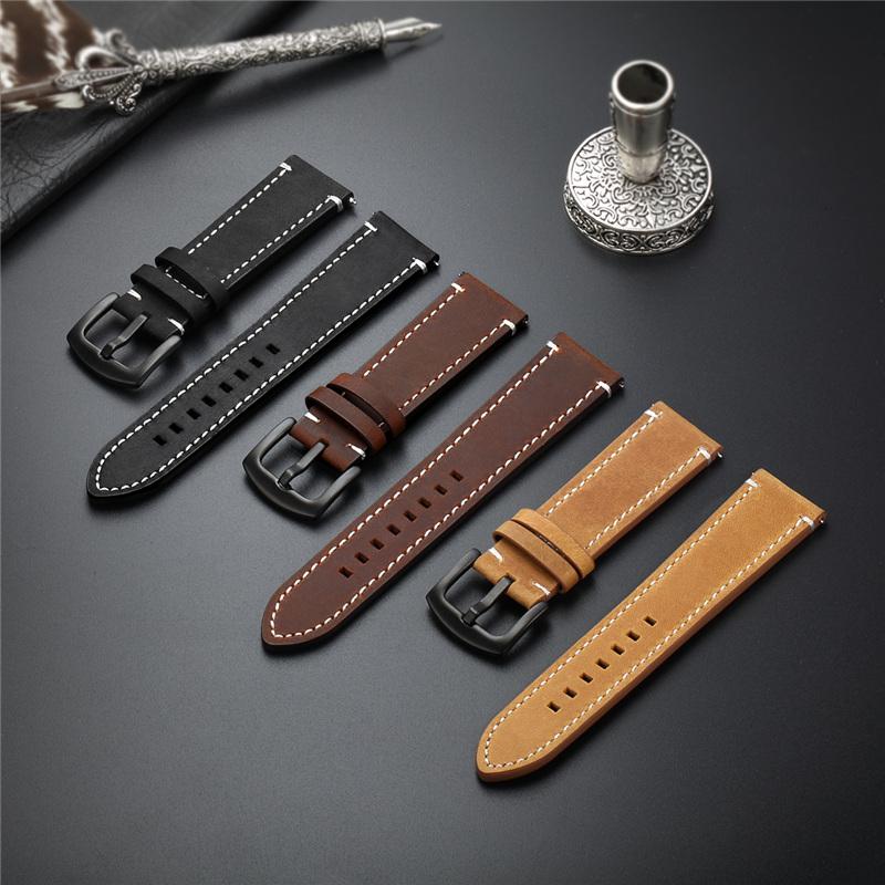 Watch Bands Quick Release Luxury Watchband Crazy Horse Genuine Leather Strap 18mm 20mm 22mm 24 Mm Vintage Double Sided Band
Watch Bands Quick Release Luxury Watchband Crazy Horse Genuine Leather Strap 18mm 20mm 22mm 24 Mm Vintage Double Sided Band