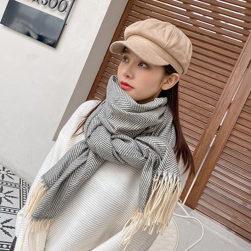 Scarves Autumn And Winter Herringbone Scarf Female Korean Version Of Japanese Cashmere Thick Shawl Warm Wholesale, Blue;gray
Scarves Autumn And Winter Herringbone Scarf Female Korean Version Of Japanese Cashmere Thick Shawl Warm Wholesale, Blue;gray