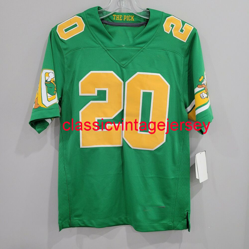 Stitched Men Women Youth OREGON DUCKS PUDDLES 1994 The Pick KENNY WHEATON 20 Jersey Embroidery Custom XS-5XL 6XL, Green
Stitched Men Women Youth OREGON DUCKS PUDDLES 1994 The Pick KENNY WHEATON 20 Jersey Embroidery Custom XS-5XL 6XL, Green