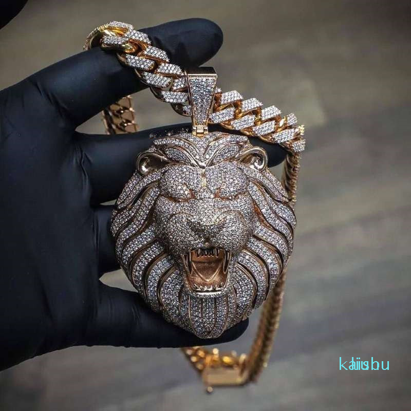 Chain Big Pendants Mens Jewelry Hip Hop Luxury Designer Necklace Bling Diamond Lion Animal Rapper DJ Accessories
Chain Big Pendants Mens Jewelry Hip Hop Luxury Designer Necklace Bling Diamond Lion Animal Rapper DJ Accessories