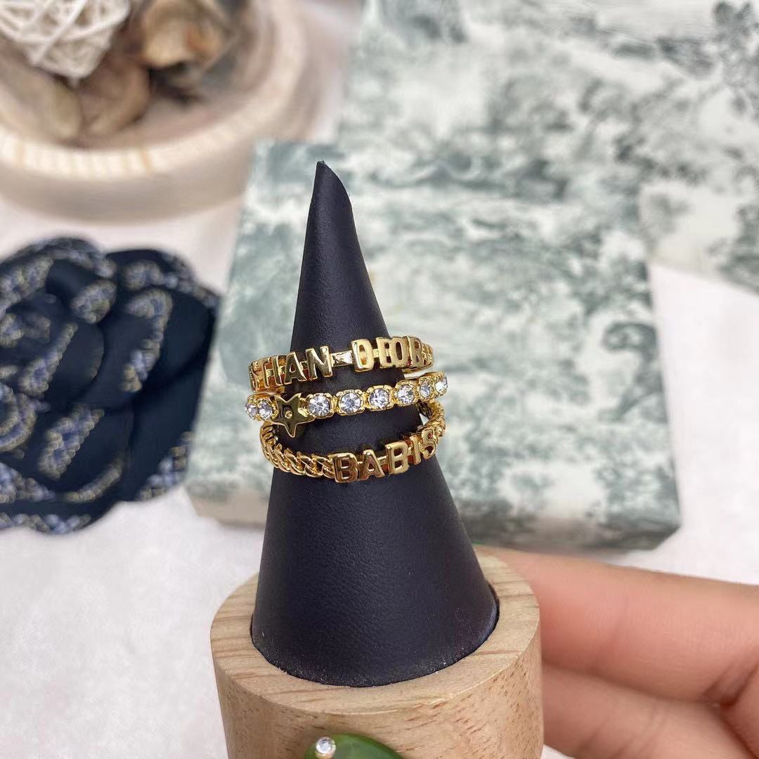 3 Set Gold letter band rings bague for lady women Party wedding lovers gift engagement jewelry With BOX, Silver
3 Set Gold letter band rings bague for lady women Party wedding lovers gift engagement jewelry With BOX, Silver