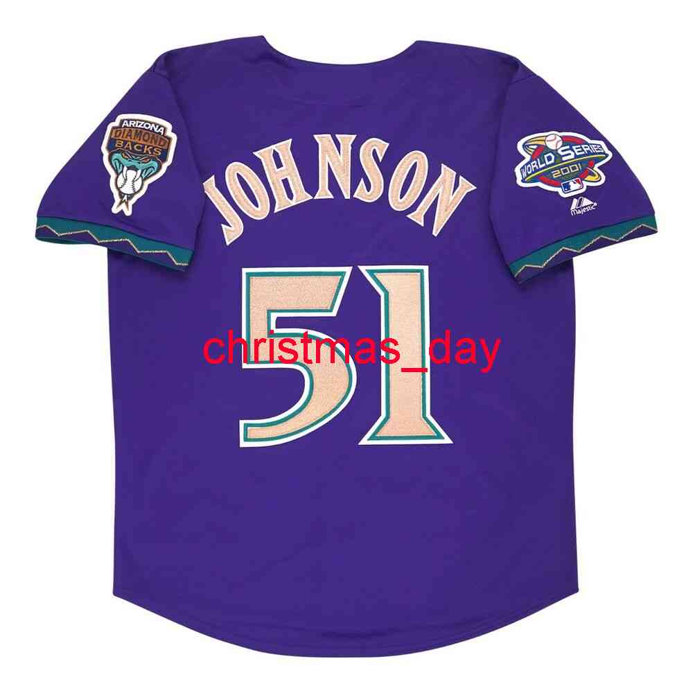 Custom sewing Randy Johnson Arizona 2001 World Series Purple Jersey Men Women Youth Baseball Jersey XS-6XL, Black
Custom sewing Randy Johnson Arizona 2001 World Series Purple Jersey Men Women Youth Baseball Jersey XS-6XL, Black