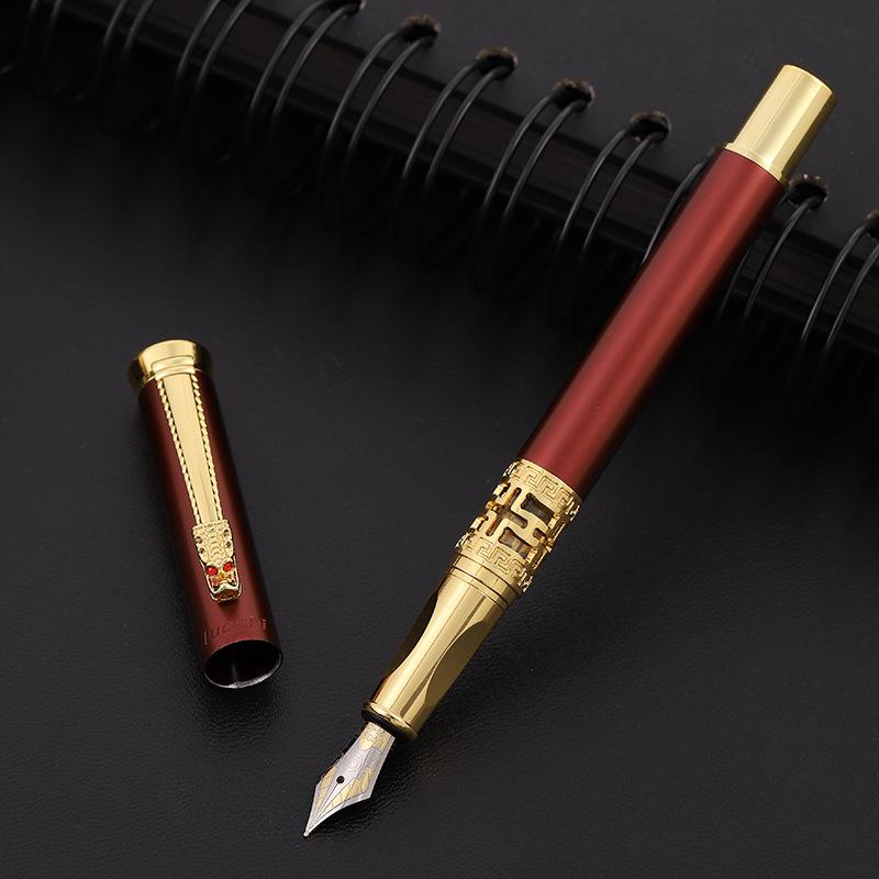 Factory direct sale fountain pen hollow ink pens office and school advertising metal signature for gift
Factory direct sale fountain pen hollow ink pens office and school advertising metal signature for gift