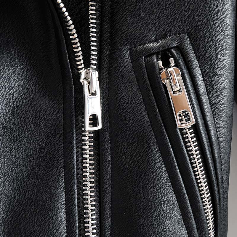 Fashion Women PU Faux Leather Jacket With Belt Turn Down Collar Solid Coat Outerwear Ladies Long Sleeve Chic Tops 210414