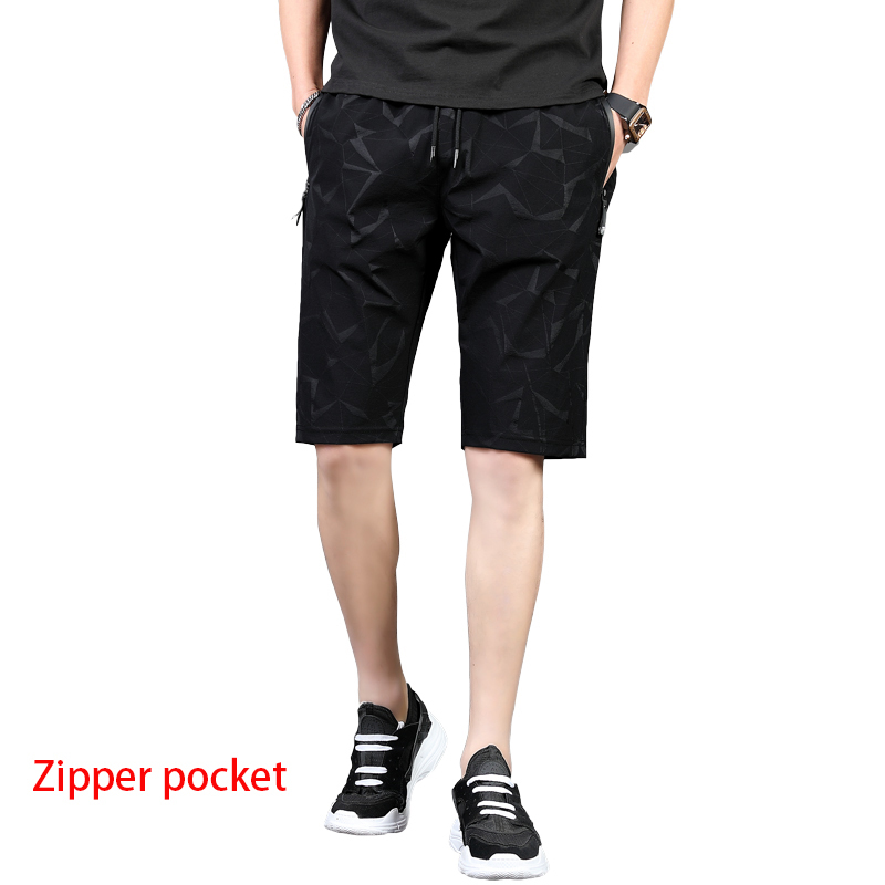 Arrive Men Shorts Summer Leisure Loose Fitness Motion Shorts Men Drawstring Bermuda Beach Shorts Men B0704 210518
