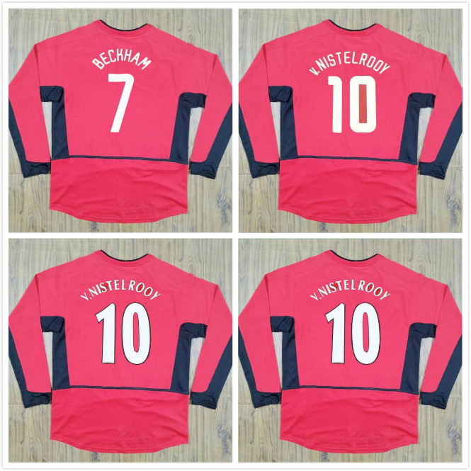 Manchester long sleeve 2002 2003 2004 Man Retro utd Soccer Jerseys 02 03 04 Vintage Classic Football Shirts Beckham Ronaldo Veron Van Nistelrooy, League font 02/04
Manchester long sleeve 2002 2003 2004 Man Retro utd Soccer Jerseys 02 03 04 Vintage Classic Football Shirts Beckham Ronaldo Veron Van Nistelrooy, League font 02/04