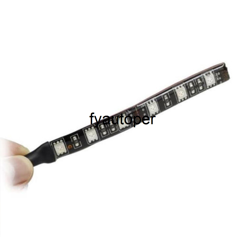 Motorcycle Turn Signal Lights Universal Black Mini Strip Led Amber Lights Strip 6 LED Decorative Lamp Car Accessories