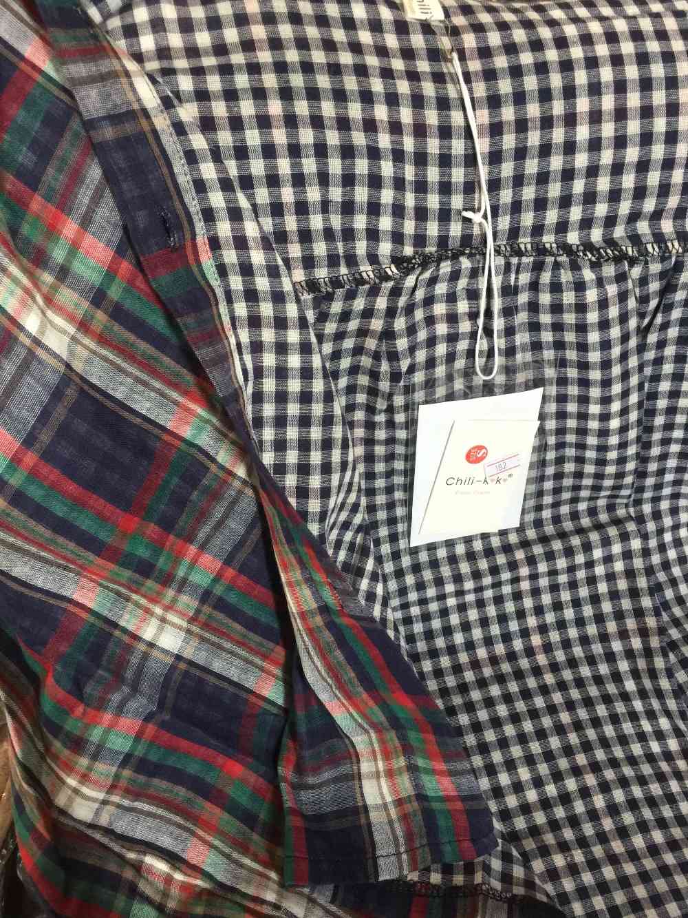 oversize Blue plaid Shirt Spring femme Casual Tops Women Long sleeve Cotton Girls Blouse Plus Size summer Blouses 210423