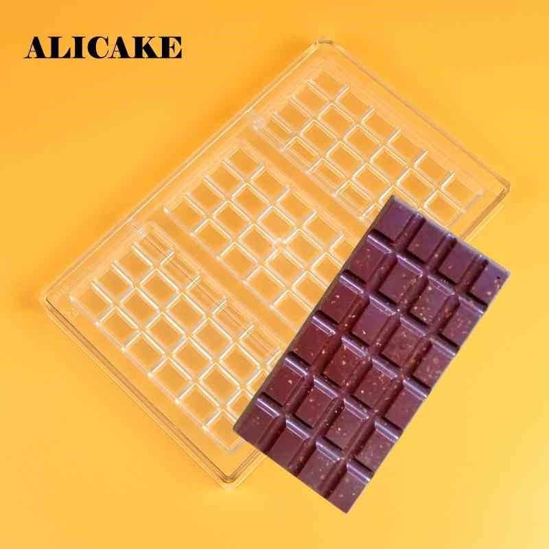Polycarbonate Chocolate Mold Plastic Chunk of Chocolate Bar Form Thickened Mould Baking Pastry Cake Decoration Bakery Tools 210408
Polycarbonate Chocolate Mold Plastic Chunk of Chocolate Bar Form Thickened Mould Baking Pastry Cake Decoration Bakery Tools 210408