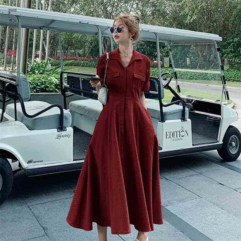Women's Midi Casual Dress Lapel Collar High Waist A-line Temperament Loose Fit Fashion Summer 2P1721 210526, Light blue
Women's Midi Casual Dress Lapel Collar High Waist A-line Temperament Loose Fit Fashion Summer 2P1721 210526, Light blue