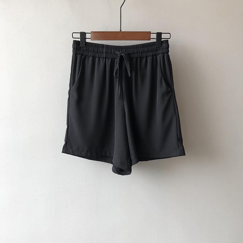 Wide Leg Shorts Women 2021 High Waist Casual Sports Straight Loose Pants Women's