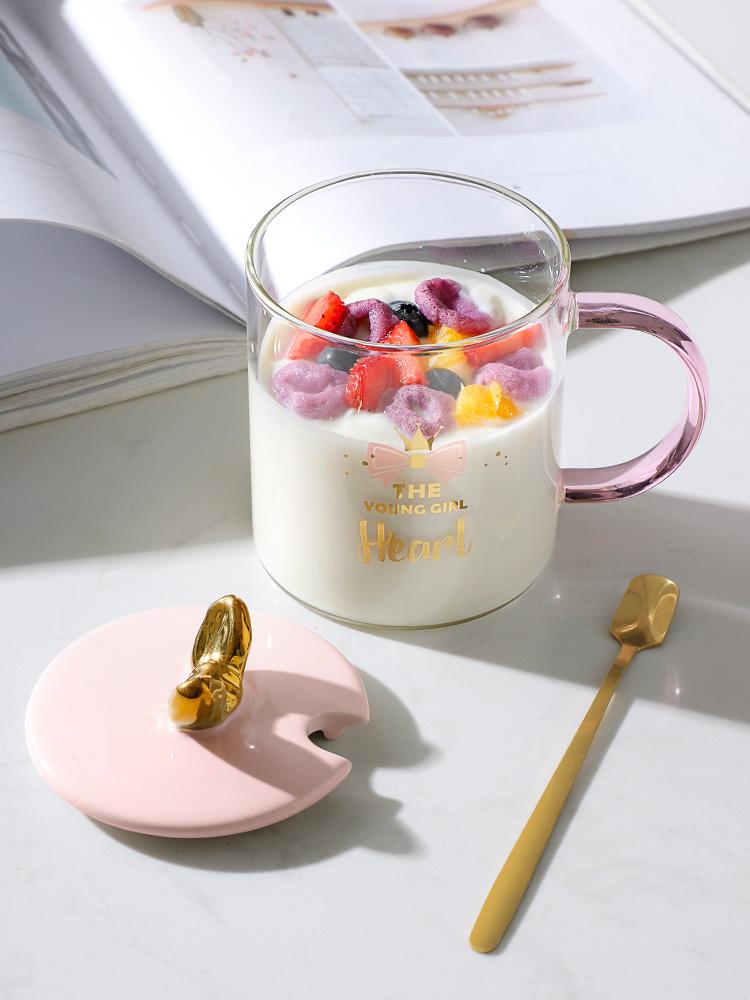 Mugs Glass Heat Resistant Household Drinking Cup Lovely Maiden Heart Mug Office Tea Coffee Covered Spoon
Mugs Glass Heat Resistant Household Drinking Cup Lovely Maiden Heart Mug Office Tea Coffee Covered Spoon
