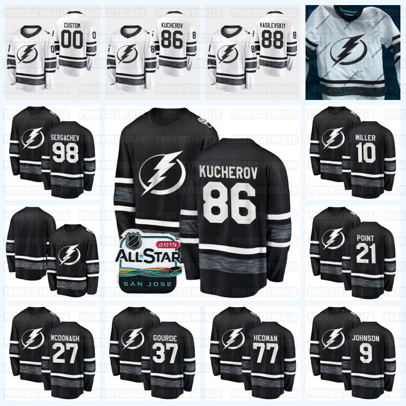 Tampa Bay Lightning Nikita Kucherov 2019 All-Star Game Jersey Brayden Point Victor Hedman Anthony Cirelli Stamkos McDonagh Seabrook Gourde Alex Killorn, White womens s-2xl
Tampa Bay Lightning Nikita Kucherov 2019 All-Star Game Jersey Brayden Point Victor Hedman Anthony Cirelli Stamkos McDonagh Seabrook Gourde Alex Killorn, White womens s-2xl