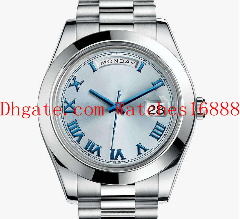 Topselling 41mm Men's Day-Date II President Watch 18 Rose gold 218235 218206 Roman Dial Mens Automatic Mechanical Watches, Customize
Topselling 41mm Men's Day-Date II President Watch 18 Rose gold 218235 218206 Roman Dial Mens Automatic Mechanical Watches, Customize