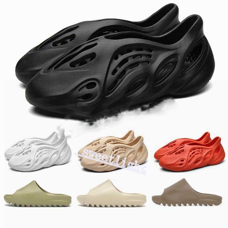 2021 Kanye West Sneakers Slippers Men's Women's Foam Runner Clog Sandals Bone Desert Sand Resin Waterproof Toilet 36-45, Black;red
2021 Kanye West Sneakers Slippers Men's Women's Foam Runner Clog Sandals Bone Desert Sand Resin Waterproof Toilet 36-45, Black;red