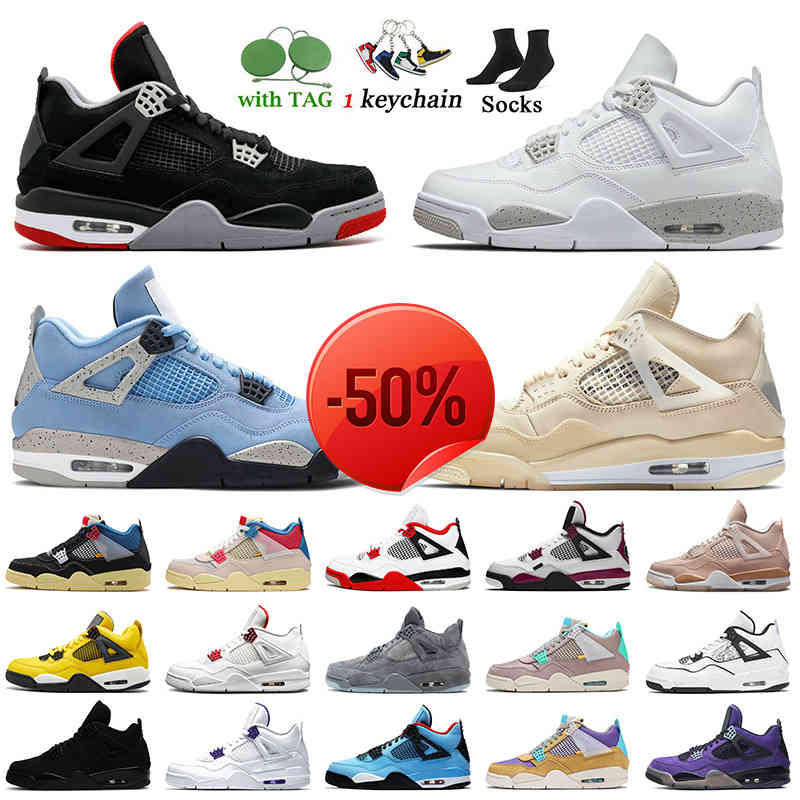 4s Basketball Shoes Jumpman Jodan 4 Womens Mens Bred White Oreo University Blue Sail Fire Red Taupe Haze DIY Manila Black Cat Travis Scotts, C11 sail 36-47
4s Basketball Shoes Jumpman Jodan 4 Womens Mens Bred White Oreo University Blue Sail Fire Red Taupe Haze DIY Manila Black Cat Travis Scotts, C11 sail 36-47