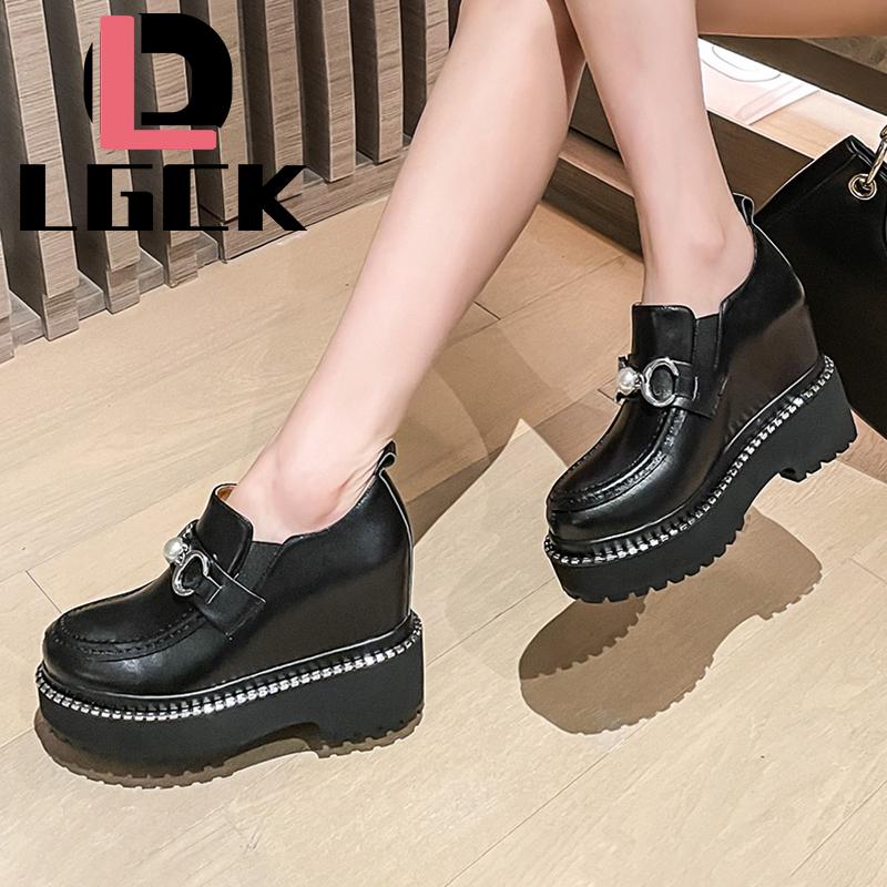 Dress Shoes Spring Autumn Women's Fashion Pumps Woman Genuine Leather Wedge Single Casual Mother High Heels, Black
Dress Shoes Spring Autumn Women's Fashion Pumps Woman Genuine Leather Wedge Single Casual Mother High Heels, Black