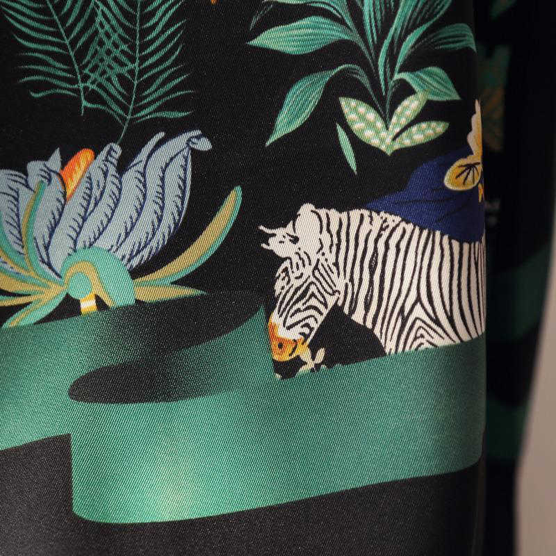 National Style Spring Summer Women Sexy Spaghetti Strap Tank Top Vintage Print Camis Femme chiffon V Neck Tops S808 210625