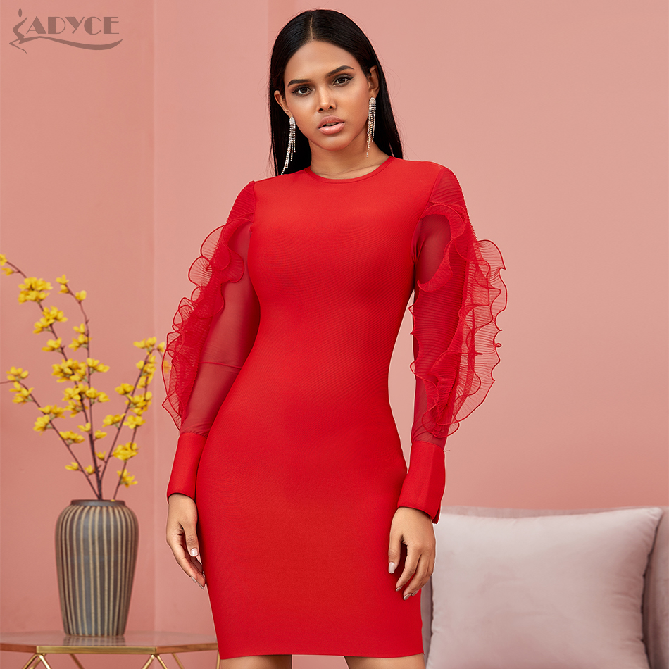 Adyce 2021 New Autumn Lace Red Long Sleeve Bandage Dress Women Sexy Ruffles Bla Club Celebrity Evening Party Dresses Vestidos, Black
Adyce 2021 New Autumn Lace Red Long Sleeve Bandage Dress Women Sexy Ruffles Bla Club Celebrity Evening Party Dresses Vestidos, Black