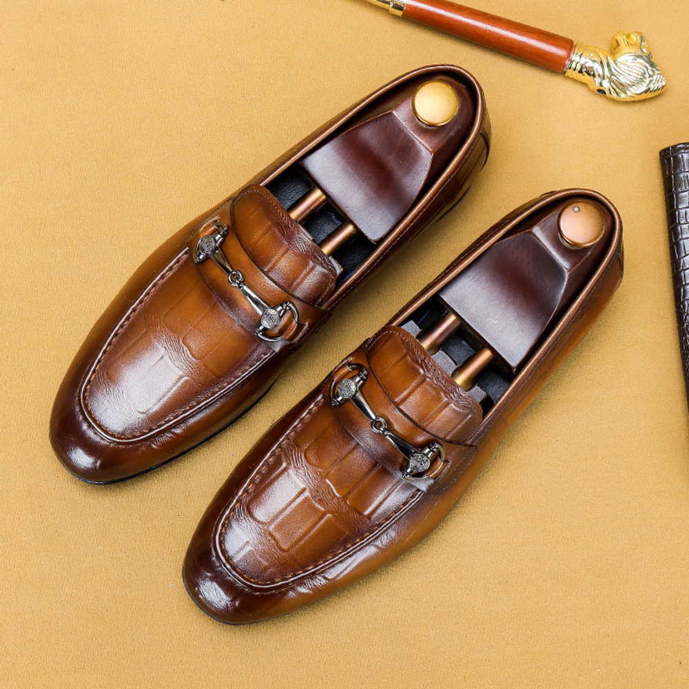 Casual shoes JHOO Pinduoduo men's leather crocodile fashion pattern Doudou brand same business casual shoes 46S8, Black
Casual shoes JHOO Pinduoduo men's leather crocodile fashion pattern Doudou brand same business casual shoes 46S8, Black