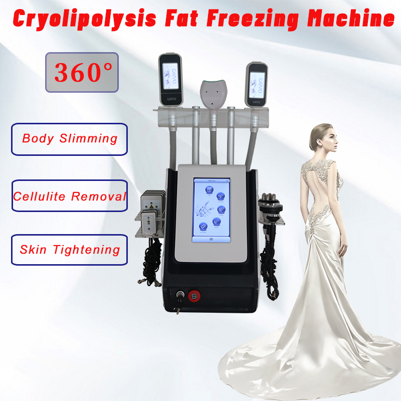 

Cryotherapy Fat Freezing Machine Cryolipolysis Body Slimming Equipment Double Chin Removal Mini Cryo Handle Knee Underarms Cellulite Reduction