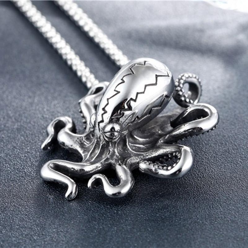 Pendant Necklaces Octopus Necklace Mens Women Long Baby 316 Stainless Steel Jewelry Fashion Sea Fish Octopodidae Free Chain Pendants Punk
Pendant Necklaces Octopus Necklace Mens Women Long Baby 316 Stainless Steel Jewelry Fashion Sea Fish Octopodidae Free Chain Pendants Punk