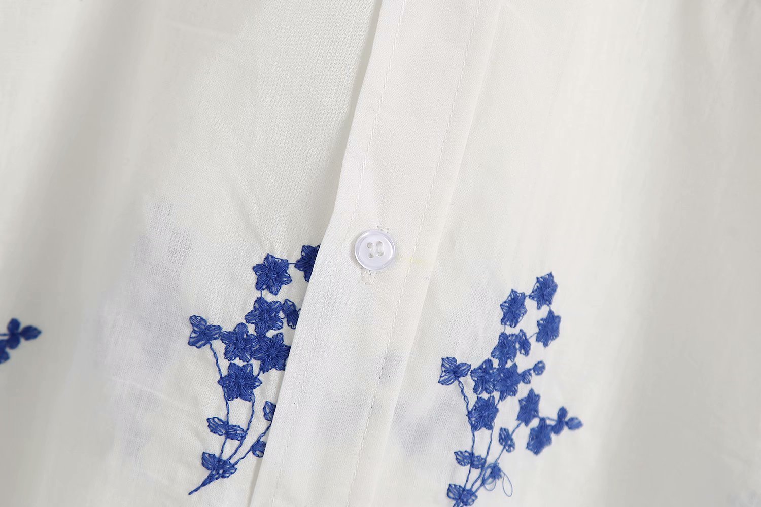 Lapel Long Sleeve Sun Protection Pocket Embroidered Female Shirt Harajuku Sweet Single-breasted Chic Women's Tops 210507