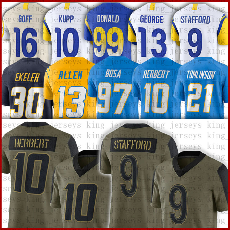 Los 10 Justin Herbert Football Jerseys 9 Matthew Stafford 97 Joey Bosa Angeles Aaron Donald LaDainian Tomlinson Asante Samuel Jr. Chargeres Dainian Tomlinson, Men(yang gong)
Los 10 Justin Herbert Football Jerseys 9 Matthew Stafford 97 Joey Bosa Angeles Aaron Donald LaDainian Tomlinson Asante Samuel Jr. Chargeres Dainian Tomlinson, Men(yang gong)