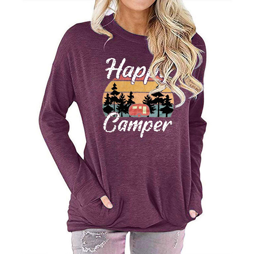 7 Colors Ladies Pocket Hoodie Round Neck Long-sleeved Sweaters 5 Sizes Women Mother Printed Happy Camper Blouse LLA612, 7 colors;pls remarks
7 Colors Ladies Pocket Hoodie Round Neck Long-sleeved Sweaters 5 Sizes Women Mother Printed Happy Camper Blouse LLA612, 7 colors;pls remarks
