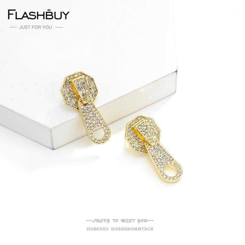 Stud Flashbuy Punk Design Street Gold Color Earrings Creative Rhinestone Zipper Women Minimalist Jewelry
Stud Flashbuy Punk Design Street Gold Color Earrings Creative Rhinestone Zipper Women Minimalist Jewelry