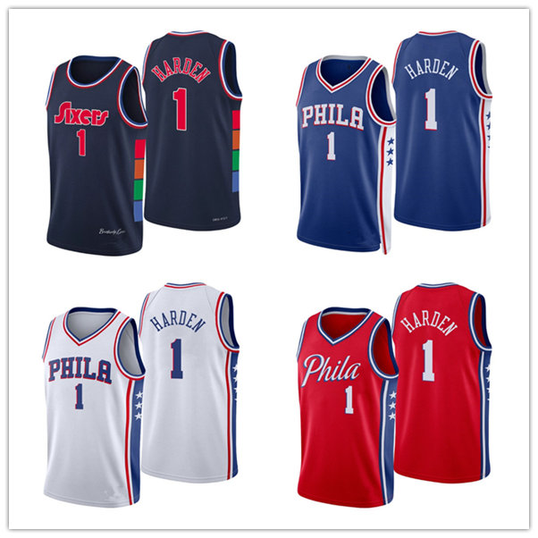 Philadelphia''76ers''MEN James Harden #1 75th Anniversary City Swingman basketball Jersey
Philadelphia''76ers''MEN James Harden #1 75th Anniversary City Swingman basketball Jersey