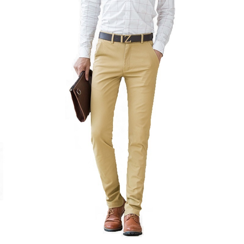 Men Khaki Trousers Summer Casual Dress Classic Pants Male Slim Straight Fit Work Business Joggers Long Cotton Blue Black 210518, Army green
Men Khaki Trousers Summer Casual Dress Classic Pants Male Slim Straight Fit Work Business Joggers Long Cotton Blue Black 210518, Army green