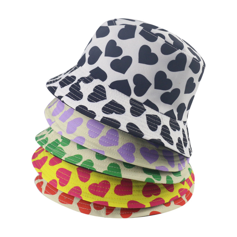 Stingy Brim Hats Love Pattern Printed Bucket Hat Peach Heart Summer Outing Sun-Proof Cute No. 1, Red
Stingy Brim Hats Love Pattern Printed Bucket Hat Peach Heart Summer Outing Sun-Proof Cute No. 1, Red