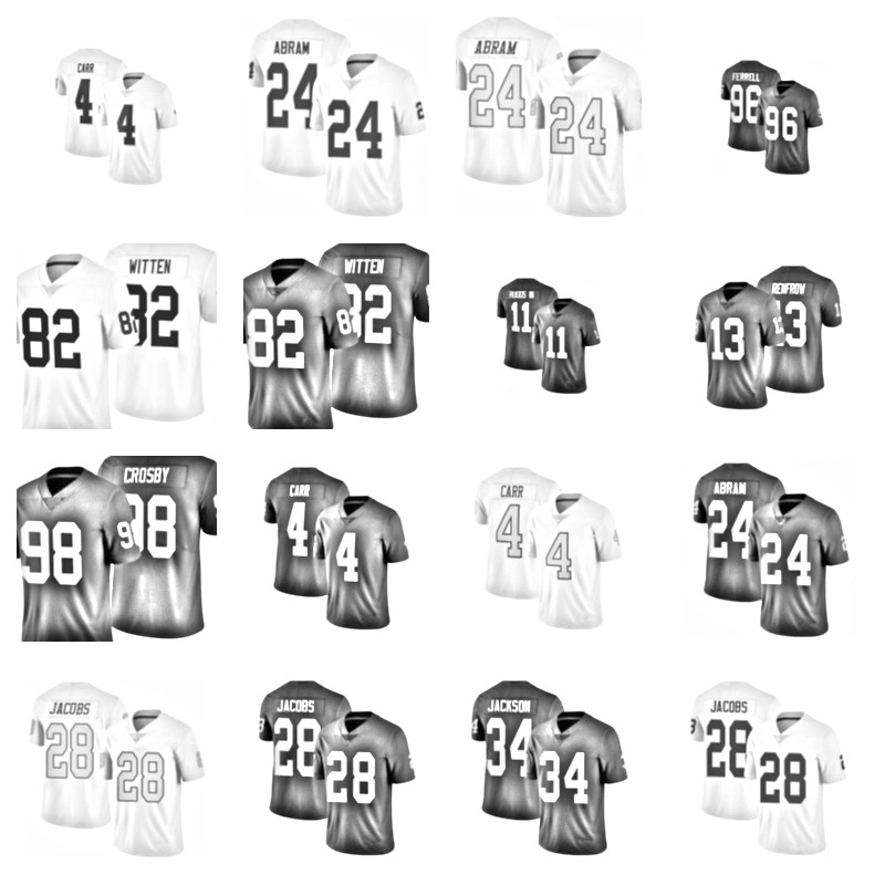 2021 Football Jerseys 4 Derek Carr 24 Johnathan Abram 13 Hunter Renfrow 98 Maxx Crosby 28 Josh Jacobs 34 Bo Jackson, Black;red
2021 Football Jerseys 4 Derek Carr 24 Johnathan Abram 13 Hunter Renfrow 98 Maxx Crosby 28 Josh Jacobs 34 Bo Jackson, Black;red
