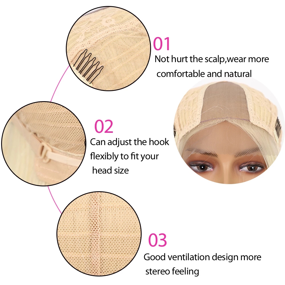 2021 free part body wave red brazilian lace front Wigs synthetic Wig heat resistant Preplucked With Baby Hair