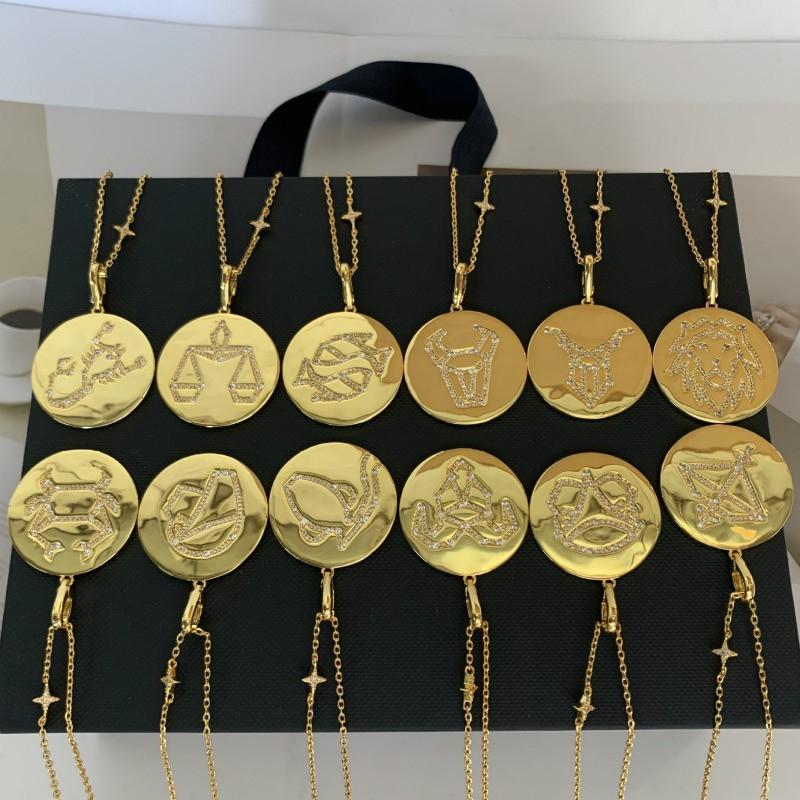 Pendant Necklaces Fashion 12 Zodiac Necklace Creativity European Girls Twelve Constellation Luxury Gold Color Jewelry For Women Zk30
Pendant Necklaces Fashion 12 Zodiac Necklace Creativity European Girls Twelve Constellation Luxury Gold Color Jewelry For Women Zk30