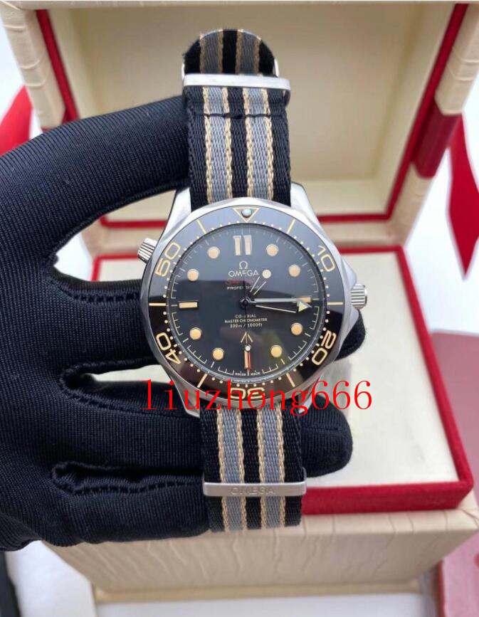 ceramic bezel mens watches fashion mechanical automatic movement drive 300m 007 james bond master nato strap designer wristwatches, Slivery;brown
ceramic bezel mens watches fashion mechanical automatic movement drive 300m 007 james bond master nato strap designer wristwatches, Slivery;brown
