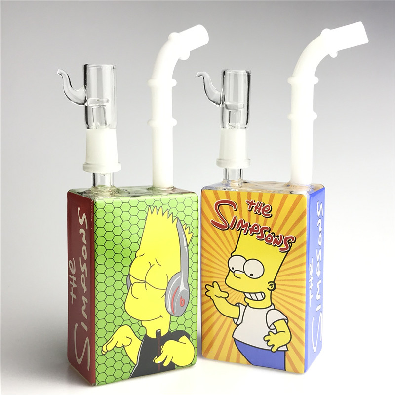 7.5 Inch Square Glass Juice Box Oil Rigs Hookah Bongs with Yellow Boy Interesting Behavior 14mm Thick Pyrex Colorful Smoking Bong
7.5 Inch Square Glass Juice Box Oil Rigs Hookah Bongs with Yellow Boy Interesting Behavior 14mm Thick Pyrex Colorful Smoking Bong