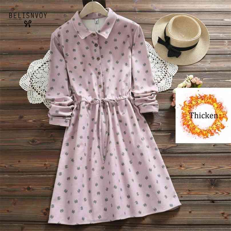 Japanese Mori Girl Women Autumn Winter Warm Dress Floral Printes Fleece Elegant Cute Kawaii Lace Up Robe Femme 210520, Pink
Japanese Mori Girl Women Autumn Winter Warm Dress Floral Printes Fleece Elegant Cute Kawaii Lace Up Robe Femme 210520, Pink