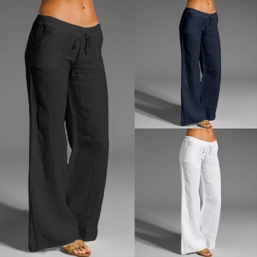 sping autumn linen summer casual womens capri solid elastic waist trousers ladies vintage pantalon plus size long wide leg, Black;white
sping autumn linen summer casual womens capri solid elastic waist trousers ladies vintage pantalon plus size long wide leg, Black;white
