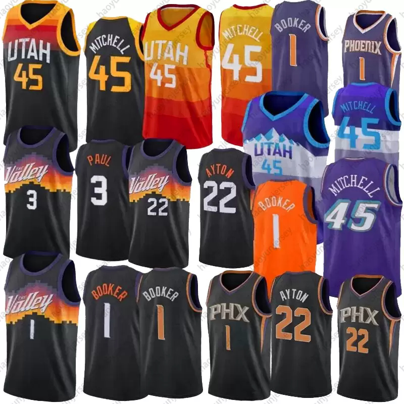 Stitched Basketball Devin 1 Booker Jersey Chris 3 Paul Mens Donovan 45 Mitchell DeAndre 22 Ayton jerseys city, As
Stitched Basketball Devin 1 Booker Jersey Chris 3 Paul Mens Donovan 45 Mitchell DeAndre 22 Ayton jerseys city, As