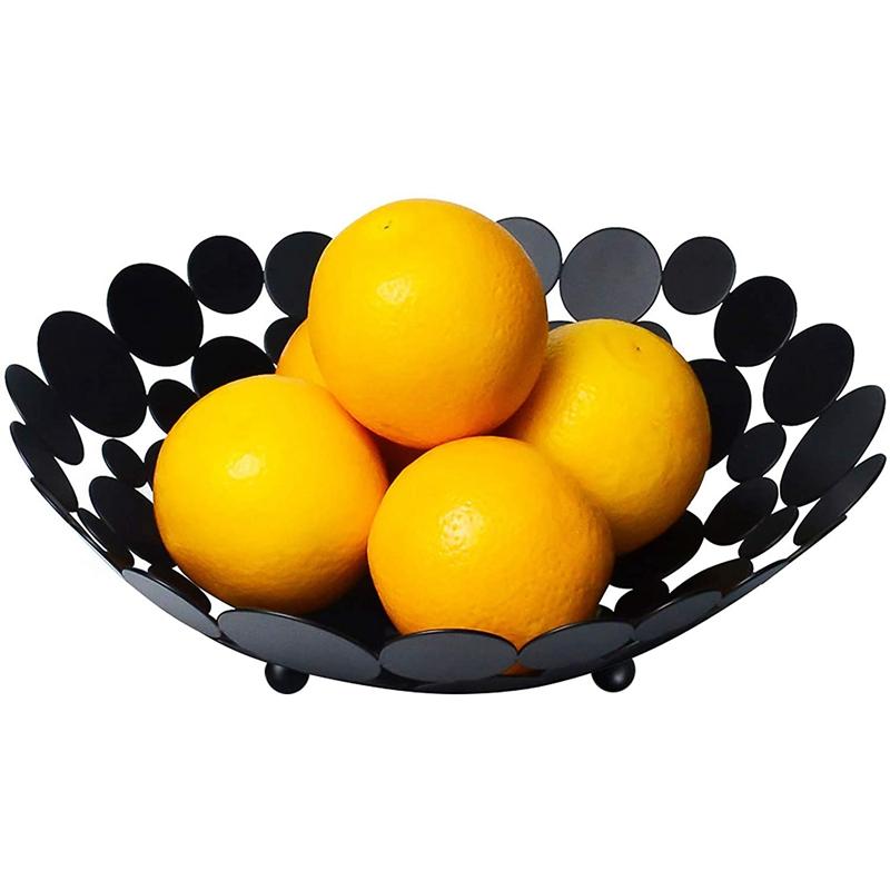 Metal Fruit Bowl Modern Basket For Kitchen Table, Large Holder Stand Vegetable, Bread, Household Storage Baskets
Metal Fruit Bowl Modern Basket For Kitchen Table, Large Holder Stand Vegetable, Bread, Household Storage Baskets