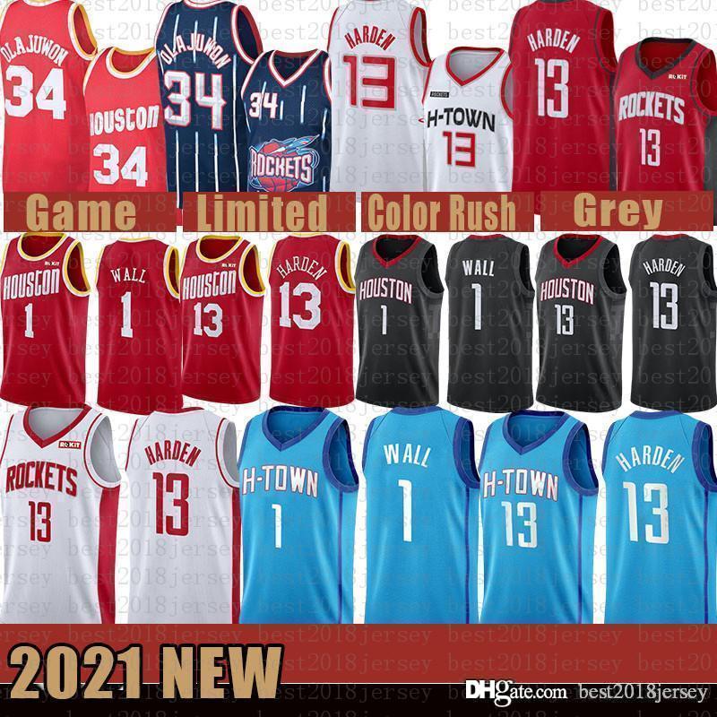 2021 New Basketball Jersey Houston Rocket Mens John 1 Wall James 13 Harden Hakeem 34 Olajuwon Mesh Retro Lavender, Black;red
2021 New Basketball Jersey Houston Rocket Mens John 1 Wall James 13 Harden Hakeem 34 Olajuwon Mesh Retro Lavender, Black;red