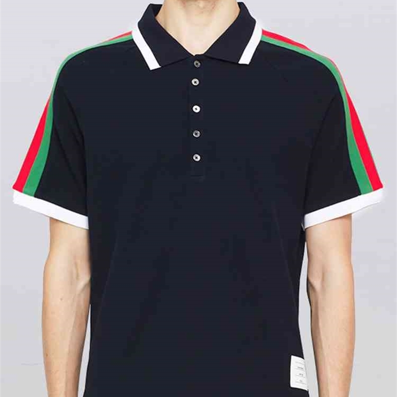 Polo Tb Thom Fashion Brand Shirts Men Casual Slim Cotton Patchwork Summer Short Sleeve Contrast Color Tops, Gray 1
Polo Tb Thom Fashion Brand Shirts Men Casual Slim Cotton Patchwork Summer Short Sleeve Contrast Color Tops, Gray 1