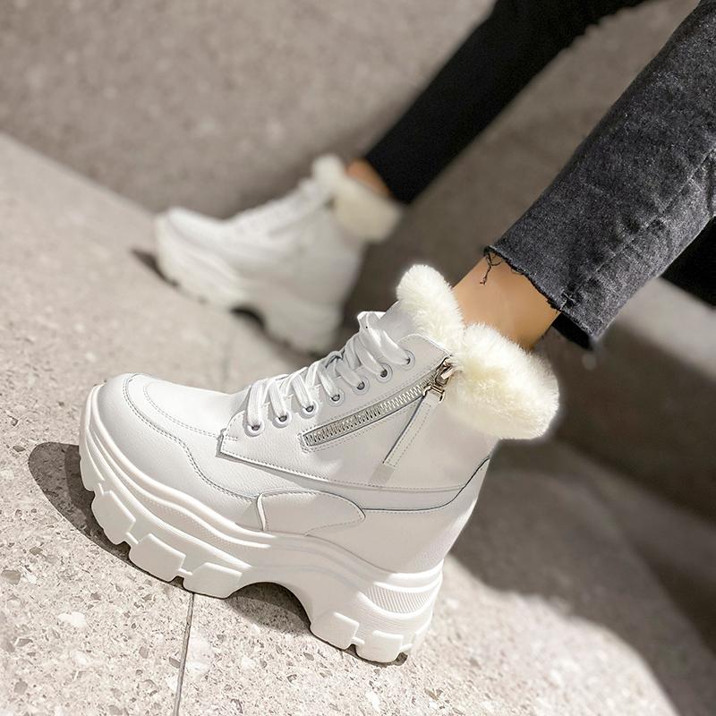 Boots Winter Women's Snow PU Leather Warm Plush Female Shoes 2021 Women Ankle High Heels Boot, White
Boots Winter Women's Snow PU Leather Warm Plush Female Shoes 2021 Women Ankle High Heels Boot, White