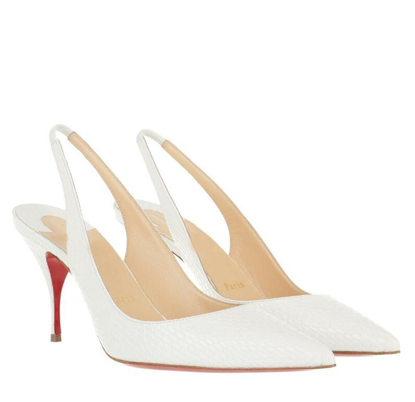 Summer Dress Shoe Ladies low heels sandal Rubber soles red sole pump Clare Slinback sandals Pumps Calf Jurassic White genuine leather wedding party heel, 11
Summer Dress Shoe Ladies low heels sandal Rubber soles red sole pump Clare Slinback sandals Pumps Calf Jurassic White genuine leather wedding party heel, 11