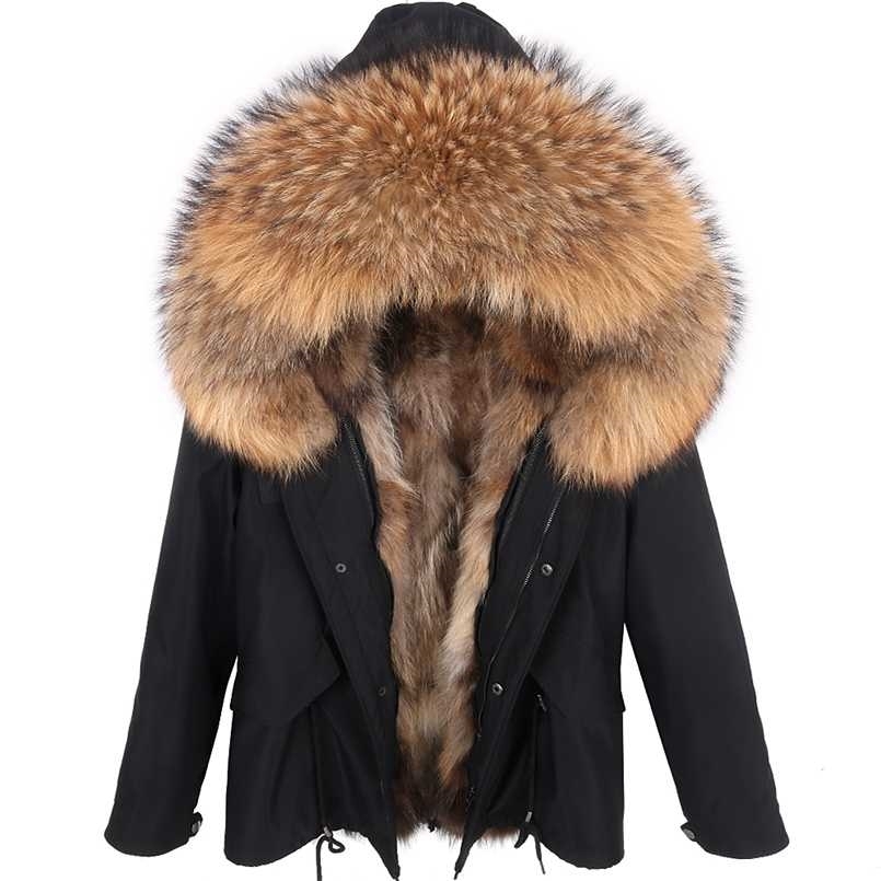Russian Natural Fur Lining Parka Coat Real Fur Coat Winter Jacket Women Natural Raccoon Fur Collar Warm Thick Parkas 211110, Color 18 long
Russian Natural Fur Lining Parka Coat Real Fur Coat Winter Jacket Women Natural Raccoon Fur Collar Warm Thick Parkas 211110, Color 18 long