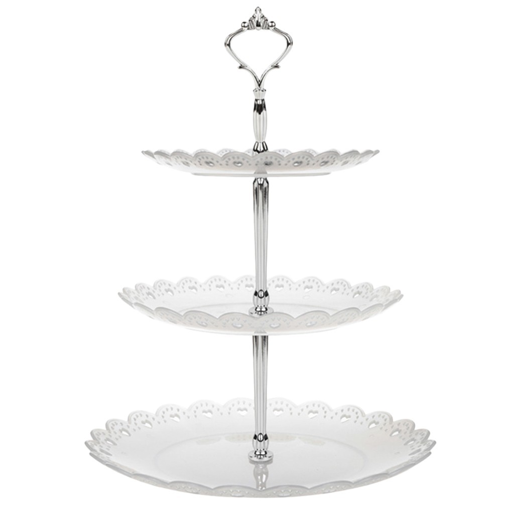 3-tier cupcake cake dessert wedding event display tower assembly new plastic cake opbergrek
