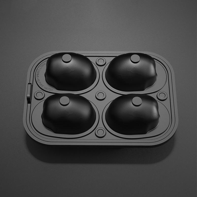 Creative Silicone XL 4 Whiskey Puck Mold Ice Making Box Heladera Para Hacer Helados Moule Glace Baking Moulds